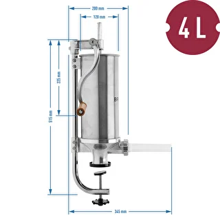 Embutidora vertical de 4 kg – photo 10