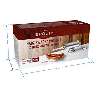Embutidora horizontal 1,5 kg con pistón de silicona – photo 11