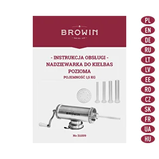 Embutidora horizontal 1,5 kg con pistón de silicona – photo 9
