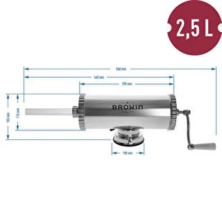 Embutidora horizontal de 2,5 kg con pistón de silicona – photo 10