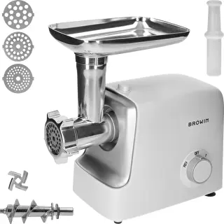 Picadora de carne con cortador, pasapurés y embutidora de salchichas, 1500 W – photo 2