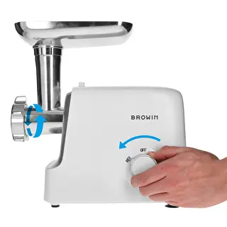 Picadora de carne con cortador, pasapurés y embutidora de salchichas, 1500 W – photo 6