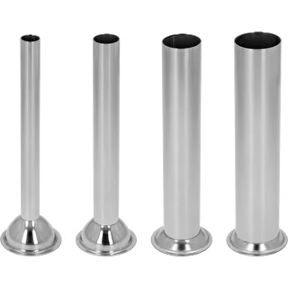 Juego de embudos de acero inoxidable para embutidoras verticales Browin de 3, 5, 7 L, 4 piezas – photo 1