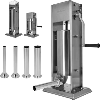 Juego de embudos de acero inoxidable para embutidoras verticales Browin de 3, 5, 7 L, 4 piezas – photo 3