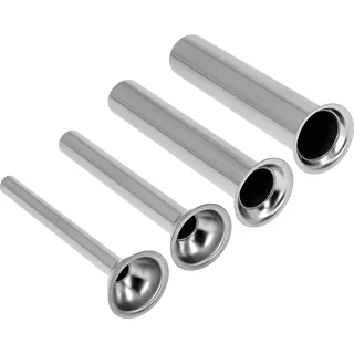 Juego de embudos de acero inoxidable para embutidoras verticales Browin de 3, 5, 7 L, 4 piezas – photo 2