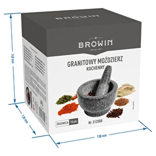 Mortero de cocina de granito - 13cm – photo 9