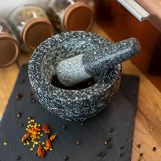 Mortero de cocina de granito - 13cm – photo 10