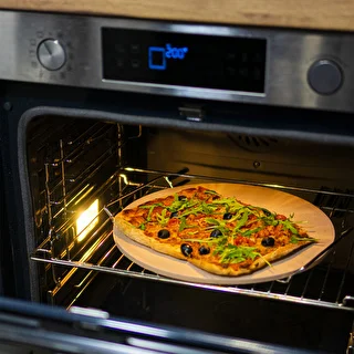 Piedra para pizza con asa y cuchillo, Ø 33 cm – photo 11