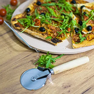 Piedra para pizza con asa y cuchillo, Ø 33 cm – photo 16