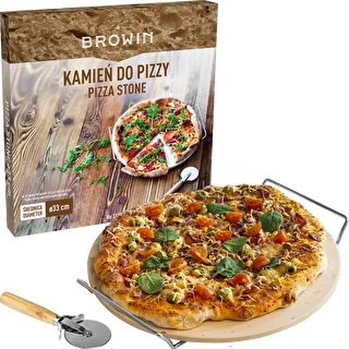Piedra para pizza con asa y cuchillo, Ø 33 cm – photo 7