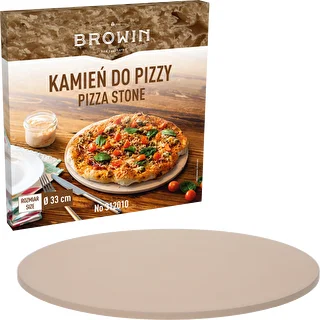 Piedra para pizza redonda, hecha de cordierita, diámetro 33 cm – photo 5