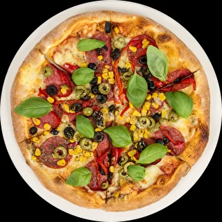 Piedra para pizza redonda, hecha de cordierita, diámetro 33 cm – photo 3