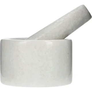 Mortero de cocina de mármol blanco - 10 cm – photo 3