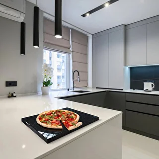 Piedra para pizza de granito 37 x 35 cm – photo 13