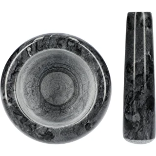 Mortero de cocina de mármol negro - 10 cm – photo 5