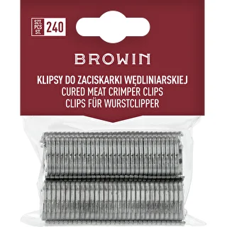 Clips para engarzadora de embutidos - 240 uds.