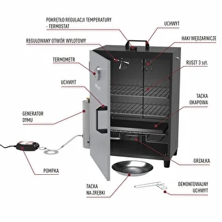 $PRY Conjunto de ahumador eléctrico con generador de humo – photo 31