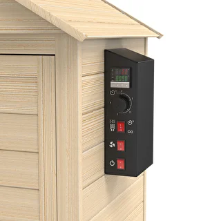 Ahumador 115 L dragON Wood 60E de madera, con módulo calefactor eléctrico y controlador – photo 7