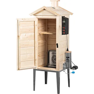 Ahumador de jardín de madera de 200 L – dragON Wood 100E con módulo de calentamiento eléctrico y controlador – photo 2