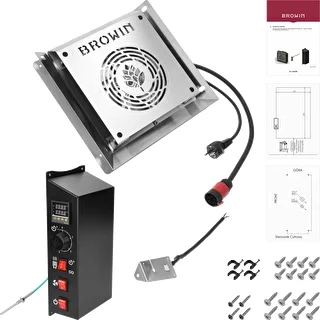Conjunto de módulos con termostato digital- dragON 2,7 kW, para ahumadores de jardín – photo 2