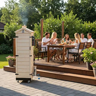 Ahumador dragON PLYWOOD NATURE sin bastidor, modular, con controlador digital, 320 L – photo 13