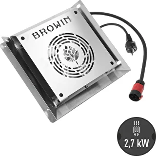 Módulo calefactor con ventilador, 2,7 kW - para ahumadores de jardín – photo 1