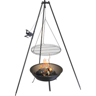 Brasero de jardín con parrilla, Ø55 cm, redondo, en forma de cuenco – photo 7