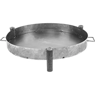Hogar de jardín ø 80cm - acero crudo