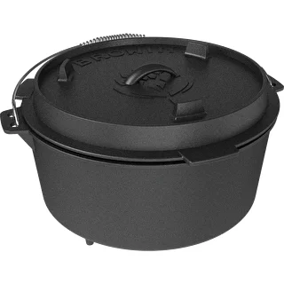 $PRY Caldero colgante con sartén,2en1,hierro fundido 9l+3l – photo 3