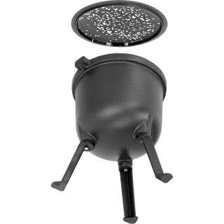 Caldero de cazador de hierro fundido con interior esmaltado, 8 L – photo 4