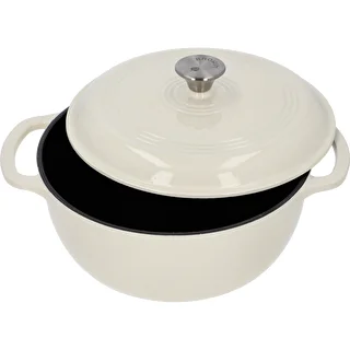 Olla de hierro fundido esmaltada - ecru, 5,8 L – photo 2