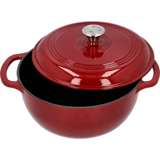 Olla de hierro fundido esmaltada - burdeos, 5,8L – photo 2