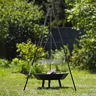 Trípode para fogata con parrilla, 150 cm – photo 6