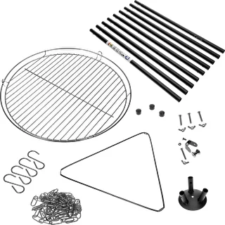 Trípode para fogata con parrilla, 150 cm – photo 2