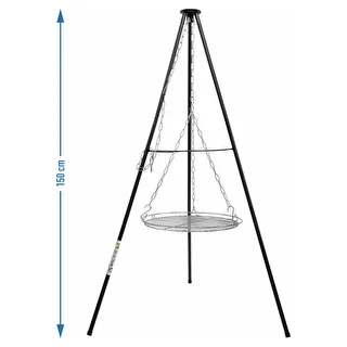 Trípode para fogata con parrilla, 150 cm – photo 5