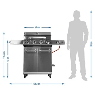 Parrilla de gas dragON BBQ G201, 18,8 kW – photo 12
