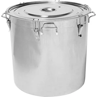 Contenedor de acero inoxidable 161L con tapa – photo 1
