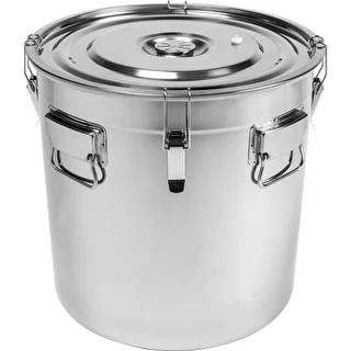 Contenedor de acero inoxidable de 60 l con tapa – photo 2