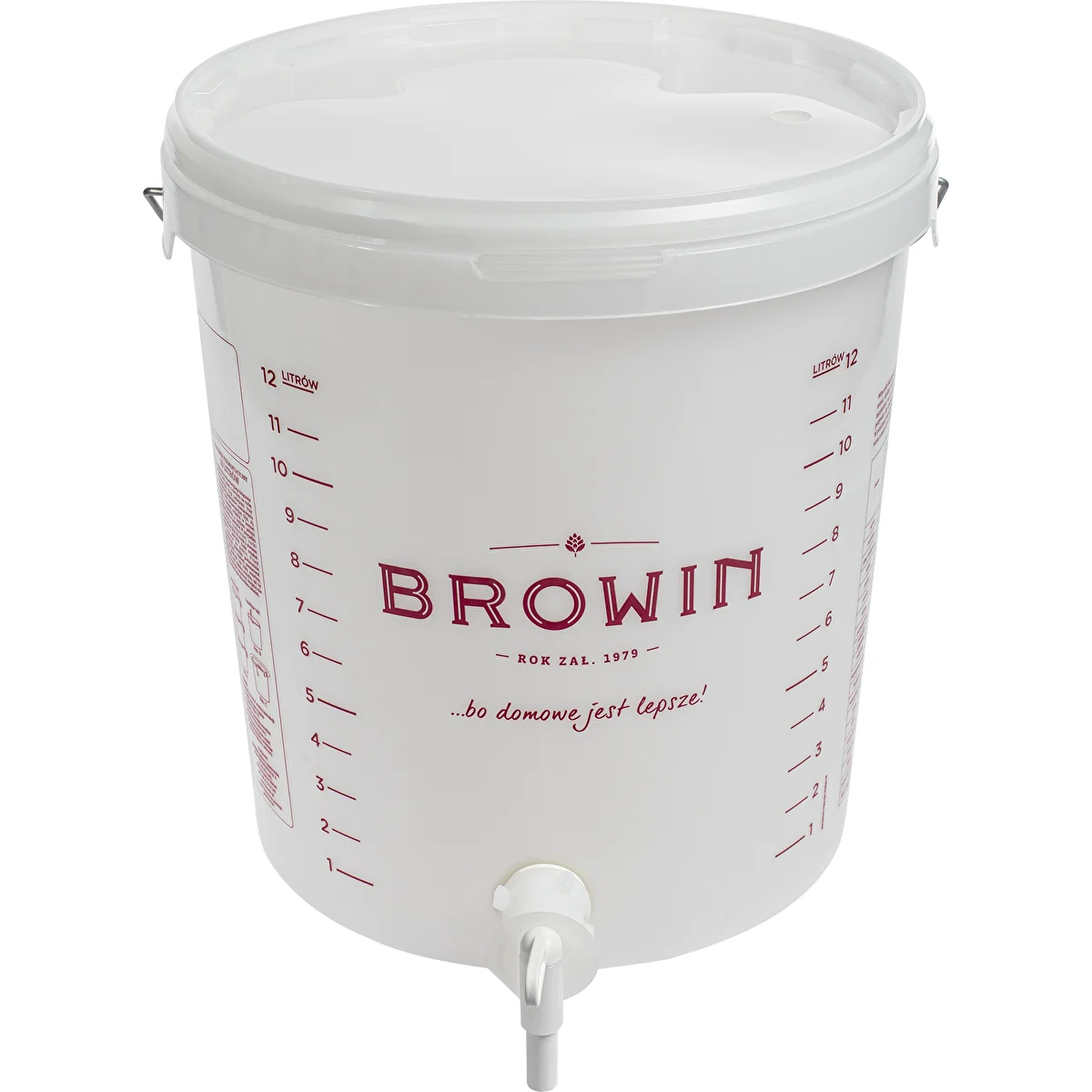 Contenedor de fermentación de 15 L con tapa y grifo