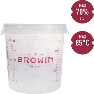 Recipiente de ferment. transp 30L impresión, 2 tubos – photo 10