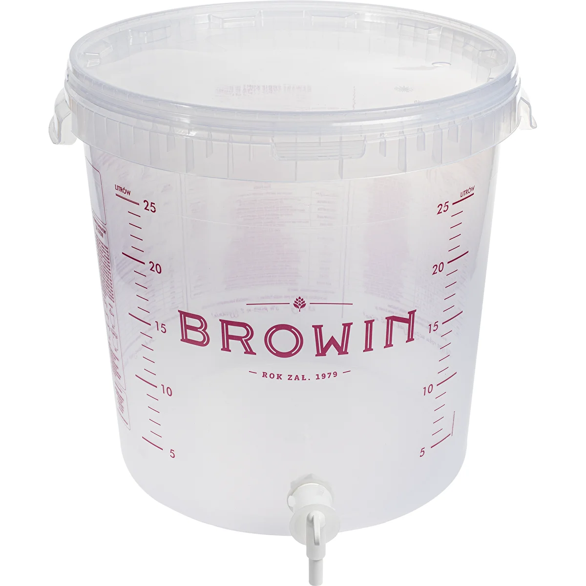 Contenedor de fermentación de 30L con tapa y grifo