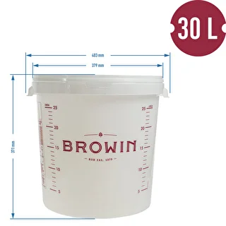 Recipiente de fermentación con tapa 30L – photo 13