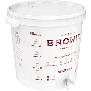 Contenedor de fermentación blanco 30L impresión DE grifo 2 tubos – photo 4