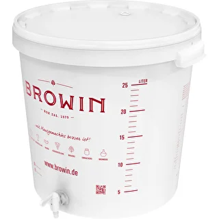 Contenedor de fermentación blanco 30L impresión DE grifo 2 tubos – photo 14