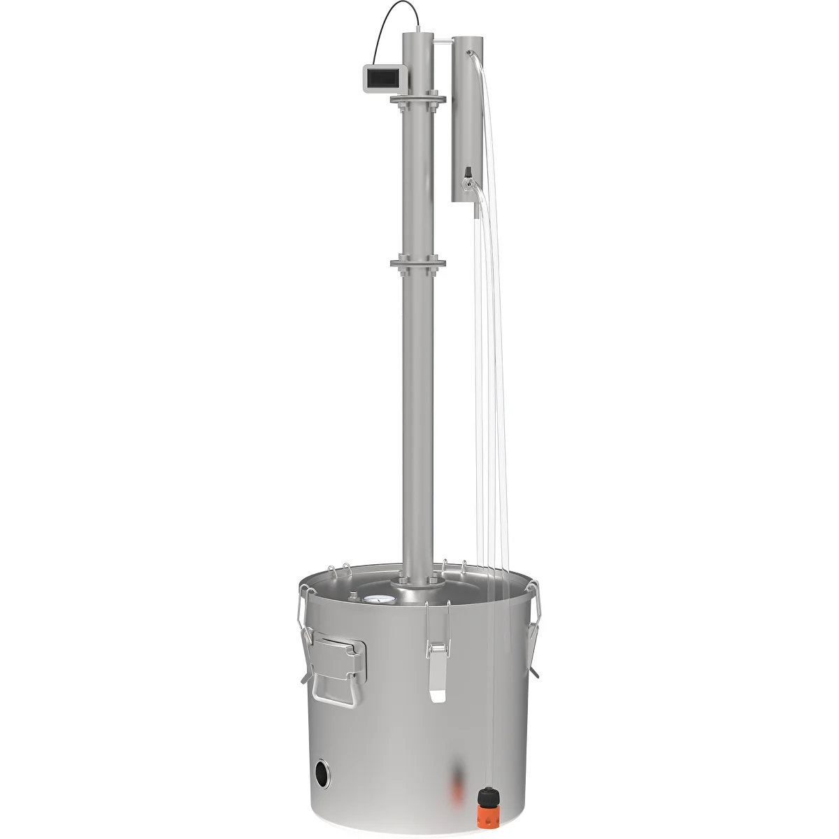 Destilador modular para aromatización sin calentador