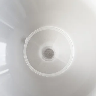 Embudo de plástico blanco de 25 cm de diámetro – photo 5
