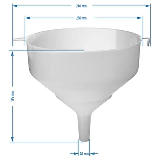 Embudo de plástico fi20cm – photo 2