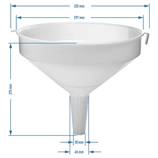 Embudo de plástico de 30cm de diámetro – photo 3