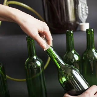 Botella para vino 750ml verde - paquete de 8 unidades. – photo 10