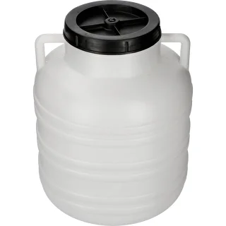 Olla de fermentación 20L - blanca, con asas